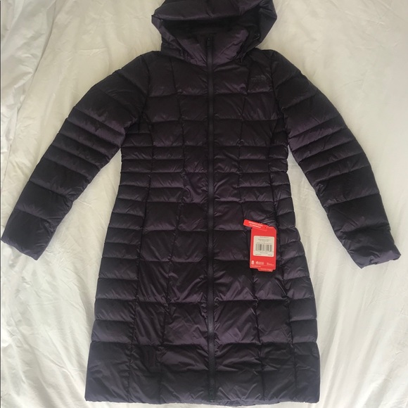 dark eggplant purple north face